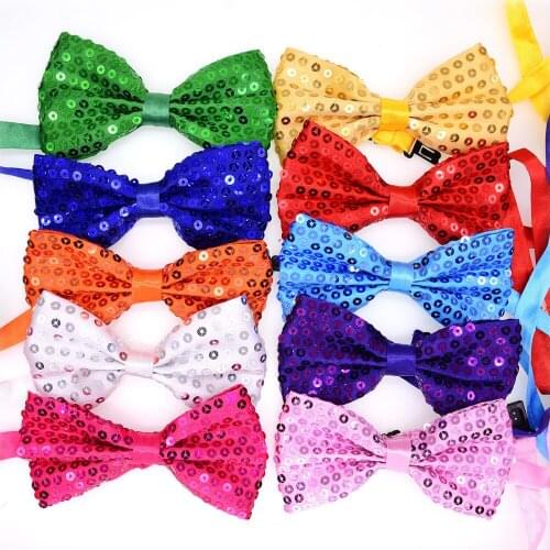 50pcs Pet Cat Dog Bow Ties Dog pet Wedding Neck Accessories Shining Butterfly Puppy Pet Bow tie Dog Christmas Grooming Products