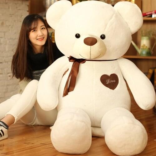 Giant Teddy Bear Plush Toy Cuddly Stuffed Animals Teddy Bear Doll Kids Gift for Valentines Girlfriend 24 inches