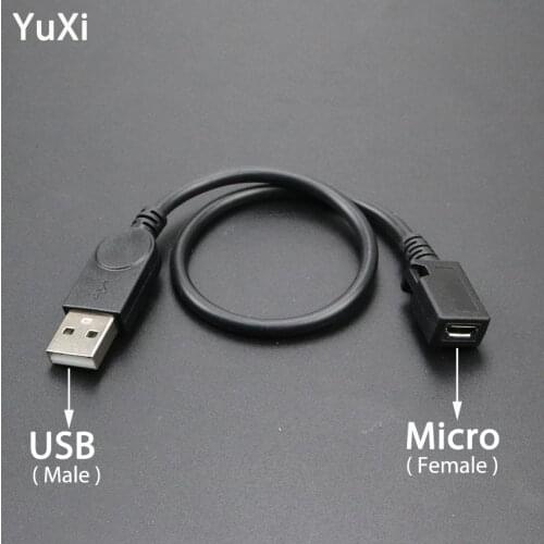 YuXi Micro USB OTG Data Cable To male USB Host OTG Adapter for Tablet PC Android Mobile Phone USB 2.0 male to 5pin micro female