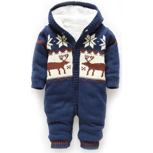 New Baby Rompers Striped Long Sleeve Winter Newborn Baby Clothes New Born Baby Clothes For Boy Girls