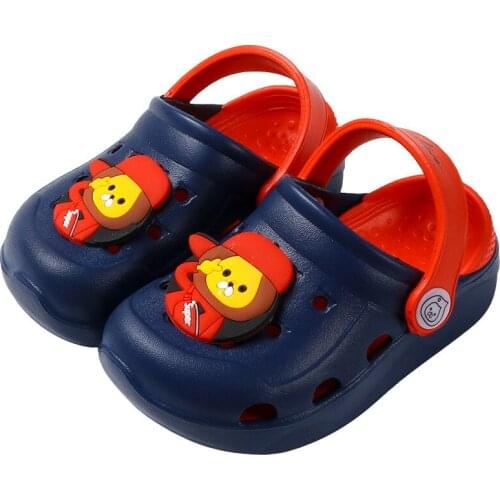 Summer Boys Girls Slides Sandals Kids Garden Shoes Non-slip Lightweight Children Beach Slipper Slip On Water Shoe For Toddlers