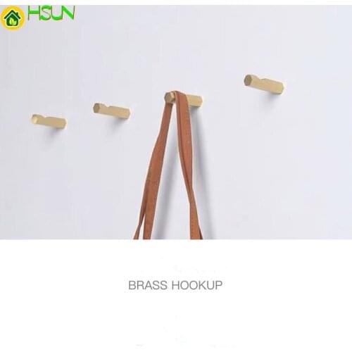 Copper Wall Hook for keys Bathroom Hook Towel Hook Coat Hooks Wall Mounted Robe Hook Bathroom Accessories