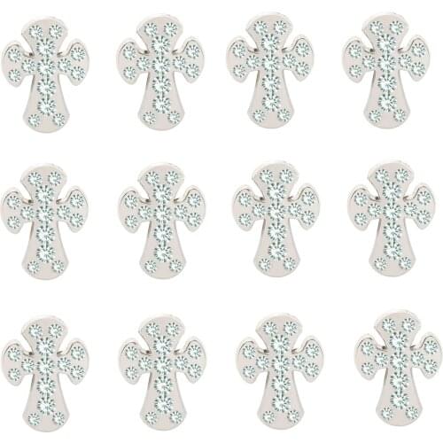 Fashion Casual Cowboys Cross Concho Crystal Leathercraft Metal Zinc Alloy DIY Nickel Concho for Mens Belt Apprael Accessories