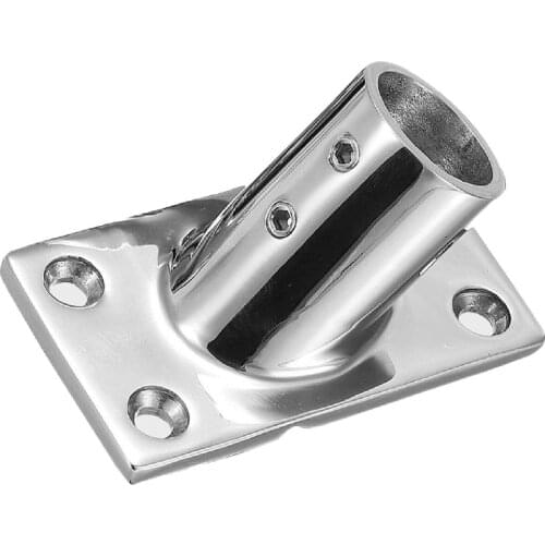 Marine Hardware Boat Rectangular Base Marine Boat Handrail Fitting Hardware Stainless Steel Boat Accesssory