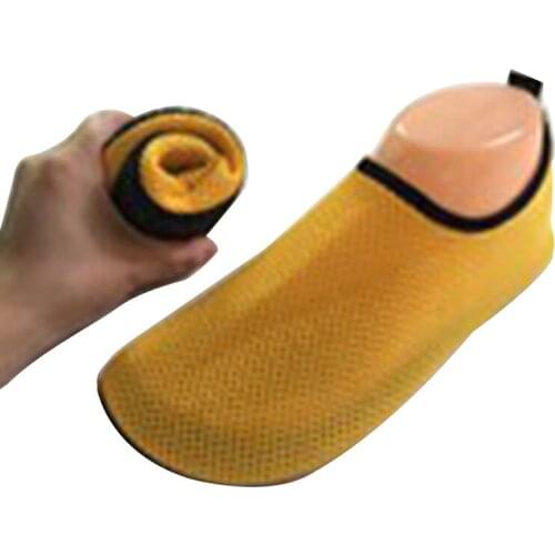 New Design Fold Portable Summer Swimming Shoe Mesh Sandals For Women Couples Sapato Feminino Wade Shoes Beach Breathable