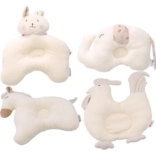 New Cute Cotton Cartoon Baby Neck Pillows Memory Foam Pillow For Baby Newborn Bedding Kids Nursing Pillow Baby Decoration Room