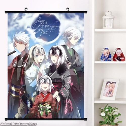 HOT Anime Cute Fate/Grand Order jeanne d'arc HD Wall Scroll Print Girls Persona Poster Home Decor Collectible Art Gift 60*90cm