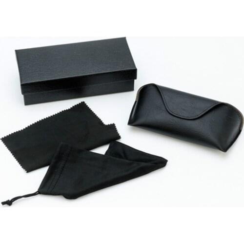 Durable PU Leather Professional Glasses Case Vintage Sunglasses Five suit Eyeglasses men women Retro Box Cases Gift