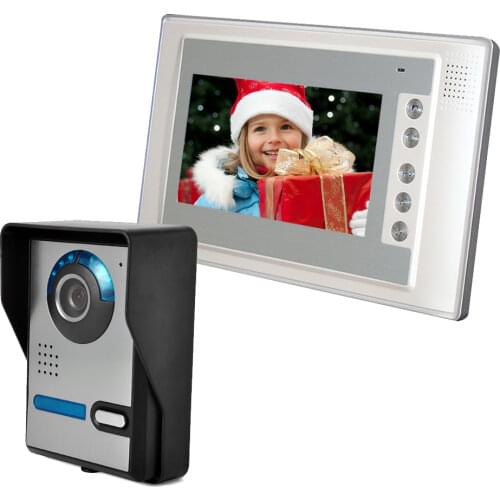 Wired Video Intercom for home with Monitor Video Doorbell Kit Waterproof Camera Night Vision Device Home Security System