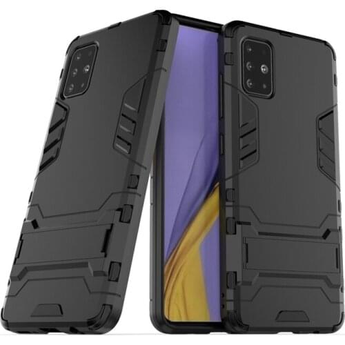 Luxury Armor Case For Samsung Galaxy A51 A71 A41 A31 A70e A11 A21s M31 M11 M21 M30s Shockproof Kickstan Back Cover Coque Shell