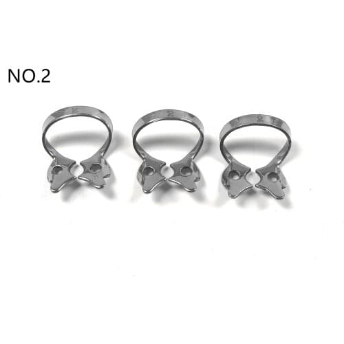 Dental Rubber Dam Clamps Endodontic Treament Surgical Instrument Tool NO.2