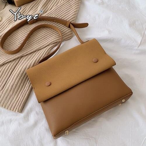 Nubuck PU Leather Flap Bags For Women Vintage Large Capacity Female Shoulder Messenger Bag Luxury Designer Handbags And Purses