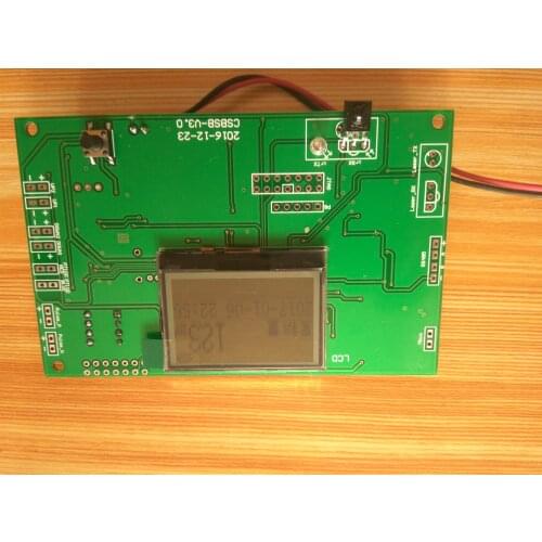 TDC-GP22 ultrasonic water meter debug development board with LCD display