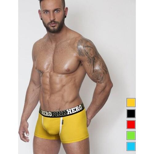 Panties Men Sexy Solid Ice-silk Cotton Underpants Comfortable Breathable Underwear Calzoncillo Hombre Man Underpants