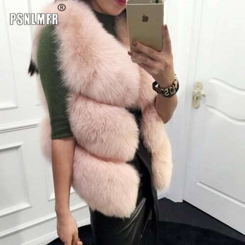 Top quality womens fur with vest , female luxury real fox fur short vests for autumn and winter , fashion three section design