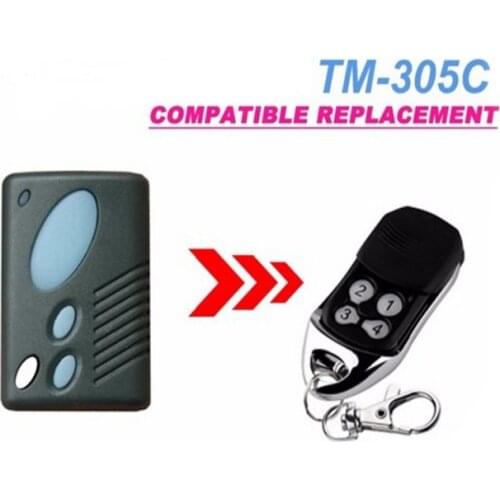 For TM305C GRD2000 Garage Door Roller Remote Control Replacement