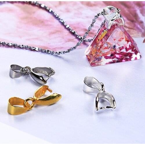 10pcs Practical Handcraft Bracelet Clip Button Clasp DIY Pendant Necklace Buckles Ornament Clothing Supplies Jewelry Accessories