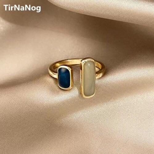 Contracted Candy Color Restoring Ancient Ways Drip Ring Geometry Opening Ring Finger Ring Women Jewelry Gifts