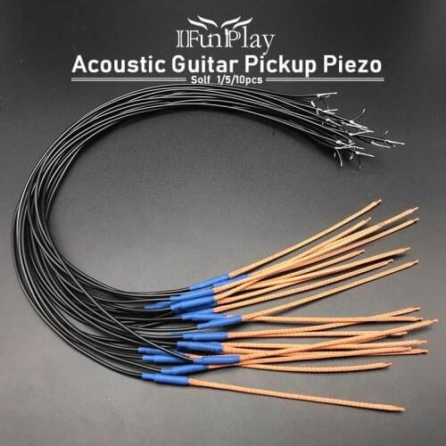 1/5/10 Soft Acoustic Guitar Equalizer Bridge Saddle Piezo Under Pickup Piezo Guitar Replacement Parts Blue