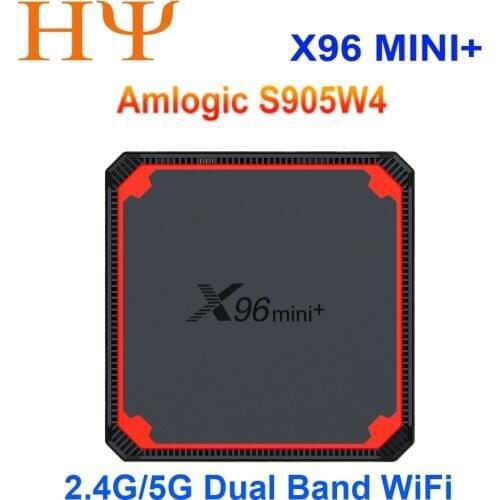 10PCS/lot Amlogic S905W4 Android 9.0 TV Box X96 Mini Plus Quad Core A53 Dual Wifi 4K Set Top Box X96Mini