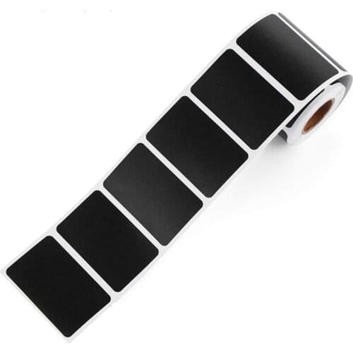 120pcs/roll Waterproof Chalkboard Stickers Kitchen Spice Bottle Label Home Jam Jar Tags Blackboard Labels Home Decorations