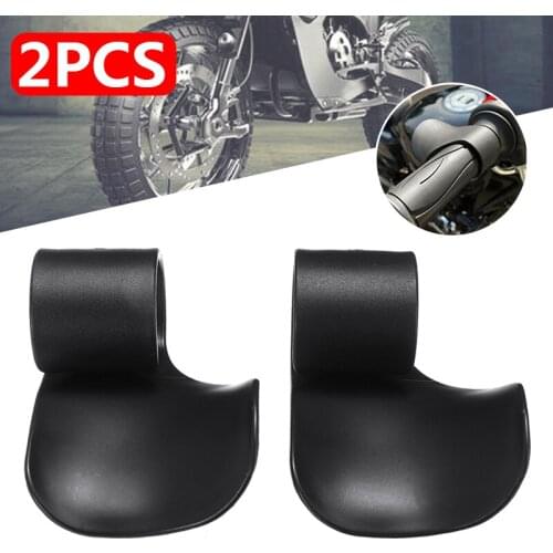 2pcs Black Motorcycle Cruise Control Assist Throttle Assistant Thumb Wrist Support Rest Universal For Motorcorss Scooter ATV