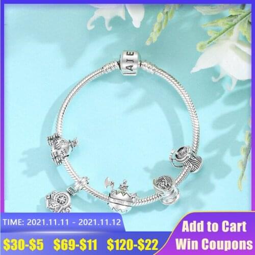 AGATA Pirate Adventure Series Authentic 925 Sterling Silver DIY Beads Jewelry Making fits Original Charms Bracelets 2021 New