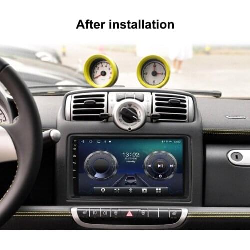 4G lte 8Core Android 11 Car Multimedia Player For Smart Fortwo W451 2006~2009 Radio Navigation GPS BT WIFI SWC With Accessories