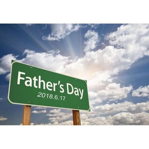 White cloud background photography Fathers day dad photo-shot backdrops for photographer studio accessories fotografia G-332