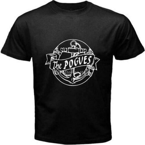 New man bigger size teeshirt New The Pogues Logo Punk Irish Rock Band T-Shirt Size S To 3Xl Usa Size Em1 Hip-Hop Tee Shirt