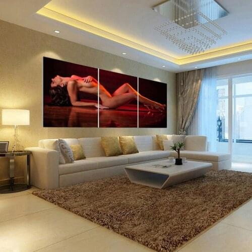 Canvas Pictures Home Decor Bedroom Wall Art Framework 3 Pieces Beauty Nud Paintings Abstract Posters For Living Room HD Prints