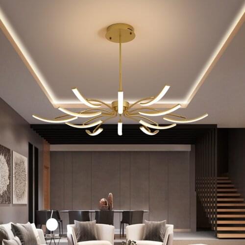Matte Black/White Finished Modern Led Ceiling Lights for Living Room Bedroom Study Room Adjustable New Led Ceiling Lamp