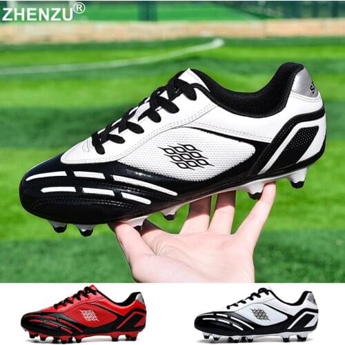 2021 New High Quality Outdoor Men TF/FG Professional Soccer Shoes Size 33-45 Cleats Training Sports Sneakers Football Boots