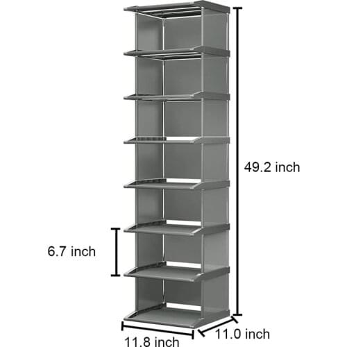 Standing Shoe Rack Dustproof Shoes Cabinet Simple Assemble Shoe Organizer Shelf Top-quality Corner Closet Holder Shoe Cabinet