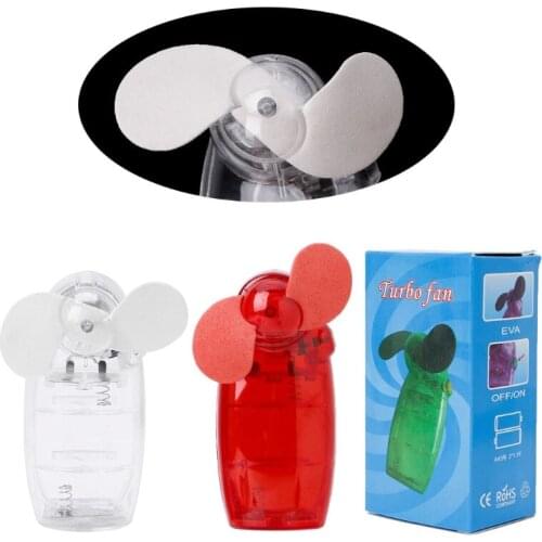 Portable Mini Pocket Fan Cool Air Hand Held Battery Travel Holiday Blower Cooler
