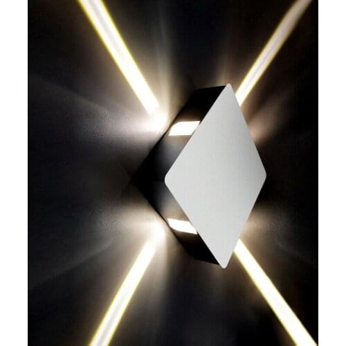 Modern minimalist creative LED square wall lamp wash wall bar KTV background wall decoration beam lamp