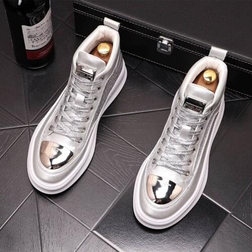 2021 Spring New Luxury Designer Mens Glitter Rhinestone Causal Flat Shoes Moccasins Rock Loafers Zapatos Hombre Prom Sneakers