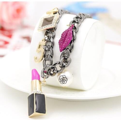 Top quality jewelry statement maxi chain necklaces 2017 kpop fashion brand/gros colliers/neckless/collana/halskette