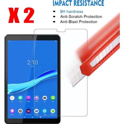 2Pcs Tablet Tempered Glass Screen Protector Cover for Lenovo Tab M7 TB-7305F/TB-7305X 7 Inch Full Coverage Anti-Shatter Screen