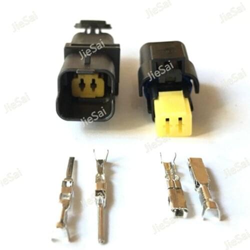 1-20 kits FCI 2 pin male female waterproof GAS AEB Temperature Sensor headlight FO light connector 211PC022S0049 211PC02280081