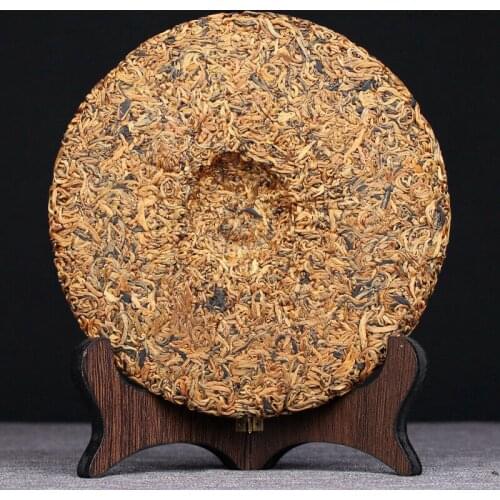 2020 Year AAAA Organic Yunnan Golden Buds Dian Hong Black Cake 357g DIANHONG