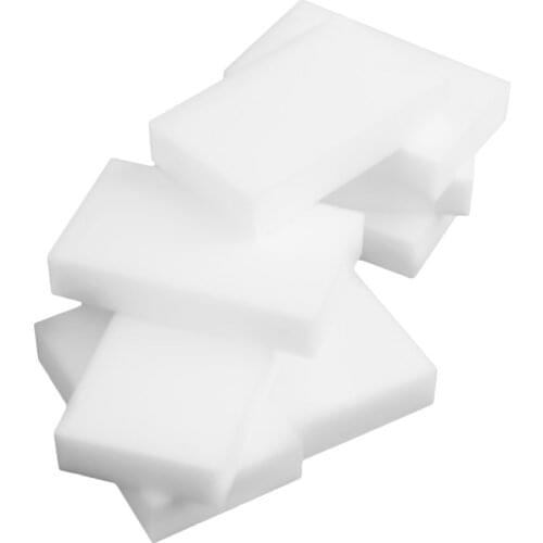 50pcs White Multi-functional Magic Sponge Eraser Cleaner 100 x 60 x 20mm Home cleaning, dishwashing, car washing Glass washing