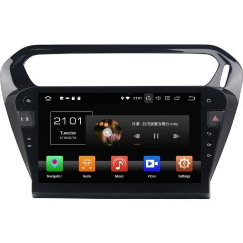 Android 8.0 Octa Core 10.1" Car Audio DVD GPS for Peugeot 301 Citroen Elysee 2013-2016 4GB RAM Radio Bluetooth WIFI Mirror link