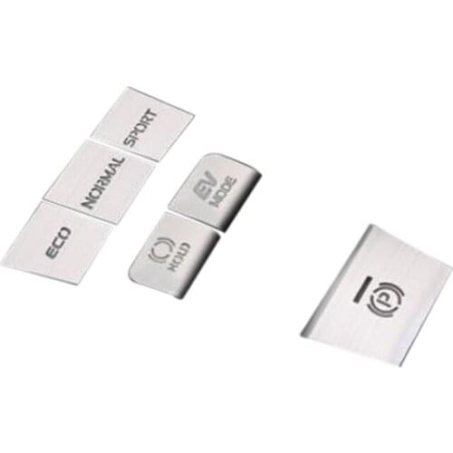 Car Electronic Handbrake Central Control Button Decoration Sticker Cover Trim for Toyota 8Th Camry,6PCS