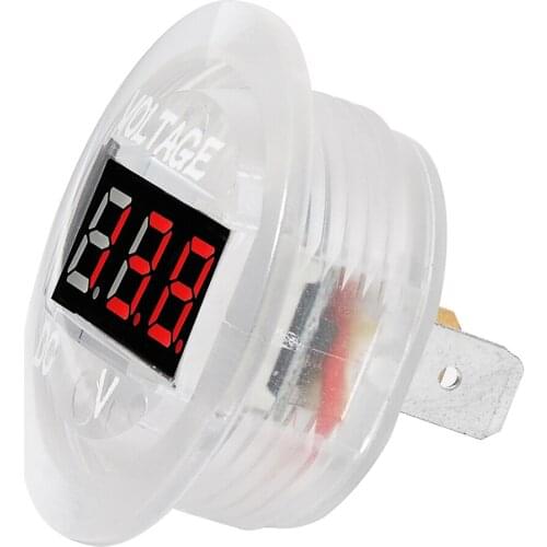 Car Motorcycle DC12V-24V LED Panel Digital Voltage Meter Display Voltmeter