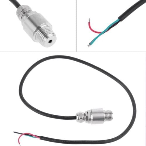 DC 5V 1/4 NPT Pressure Transducer Transmitter Sensor Stainless Steel Oil Air Water 10/20/30 Bar G8TB