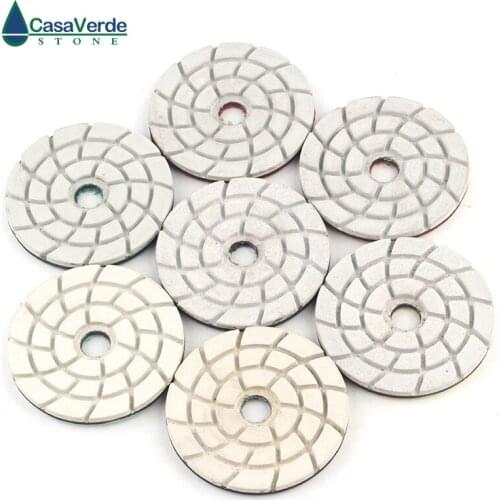 DC-SDFL01 diamond 4 inch 100mm granite concrete marble floor polishing pads