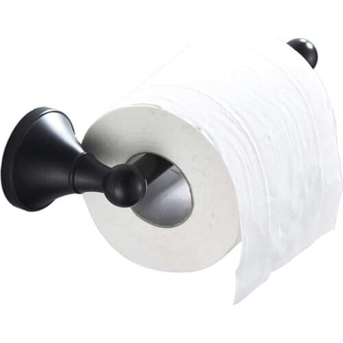 Toilet Paper Holder Without Cover Brass Bathroom Tissue Roll Bar Wall Mounted, 20 cm / 7.87 inches 5 colors