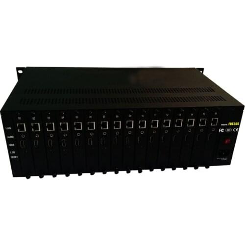 FMUSER FBE216 16 channels H.264 H.265 HDMI live stream Video encoder Broadcast for Facebook YouTube Wowza