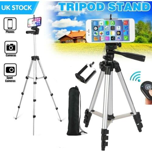 Camera Mobile Phone Tripod Telescopic Stand Holder for Digital SLR Cam Photography Studio Telescopic Phone Holder Tripod